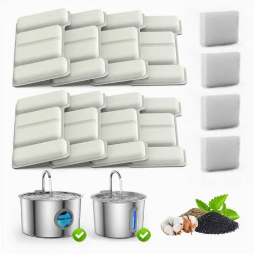 Ersatzfilter-Set für Edelstahl-Trinkbrunnen — 8er Pack