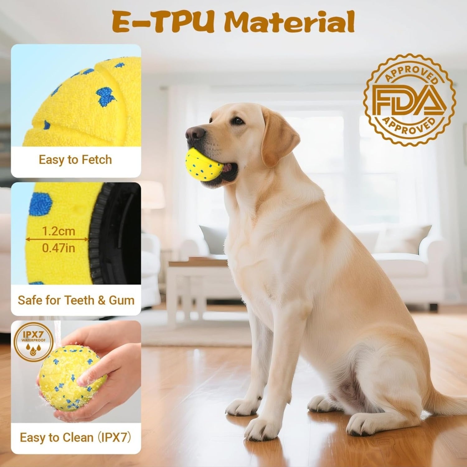 Interaktiver Hundeball — 3 Spielmodi – Produktbild 4