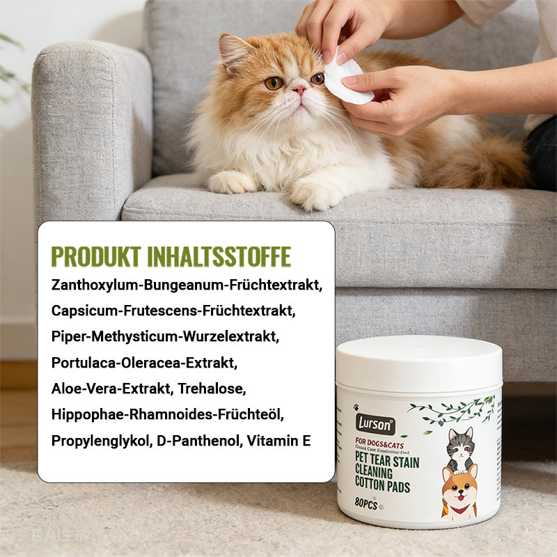 Augenpflege-Pads für Haustiere — 80 Stück – Produktbild 4