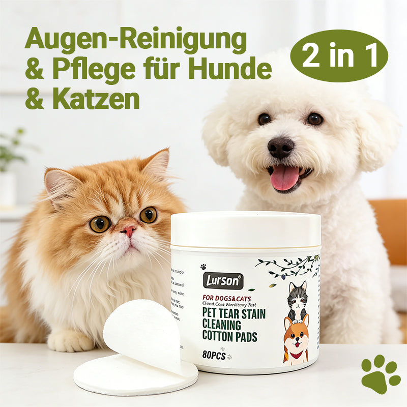 Augenpflege-Pads für Haustiere — 80 Stück – Produktbild 2